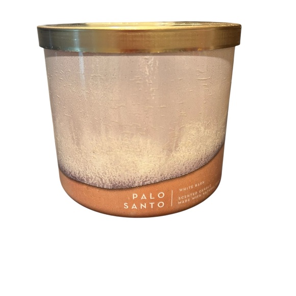 Bath and Body Works White Barn Palo Santo 3-Wick Scented Candle NWT - Picture 2 of 3